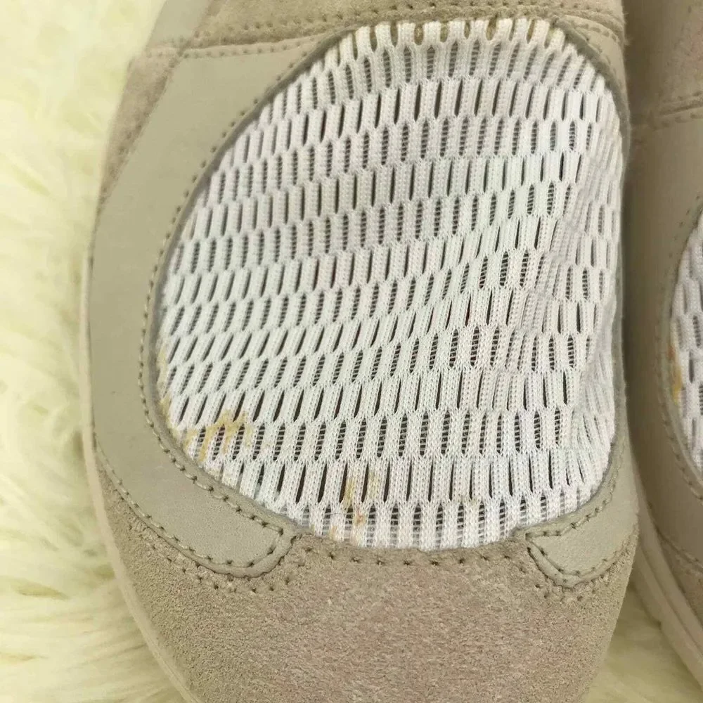 Rockport‎ Shoes Womens 7M Cream Washable Slip On Leather Comfort Sneaker